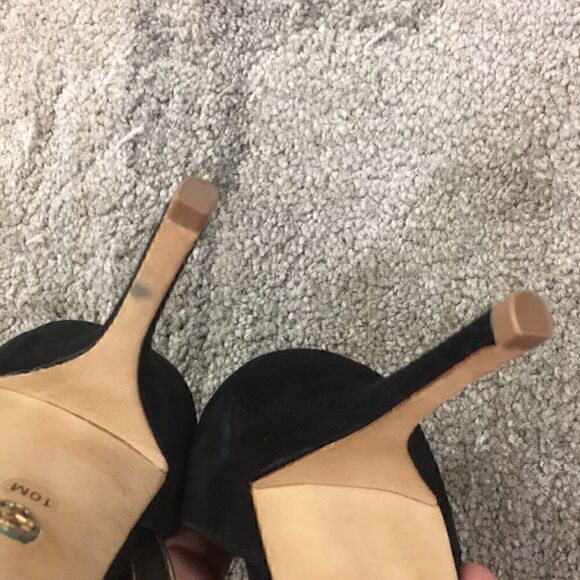 10 NWOB Suede Sandals Breanna 85Mm Tory Burch - Picture 6 of 8